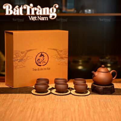 Bộ ấm trà An Thổ Túc dáng Quả Bí BT-AT04