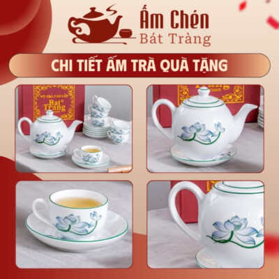 Chi tiết các sản phẩm trong bộ trà VT-21