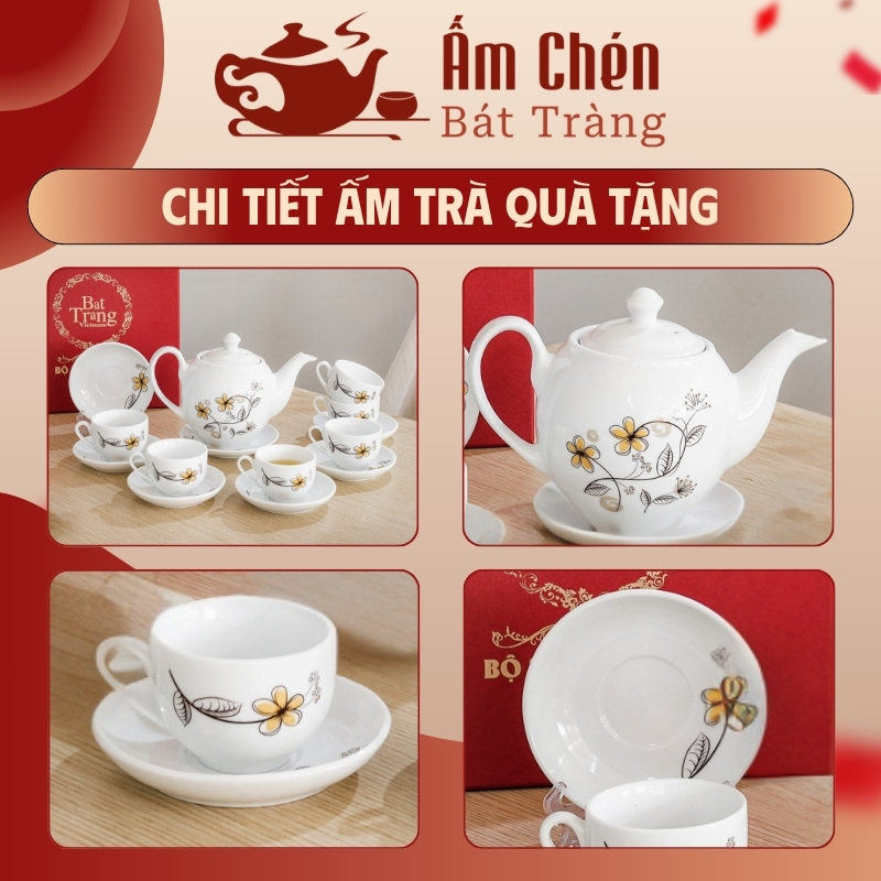 Hình ảnh thực tế các sản phẩm trong bộ trà