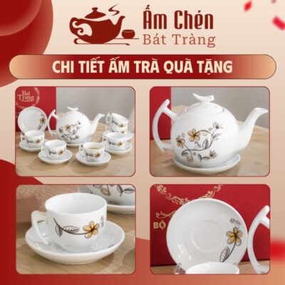 Chi tiết các sản phẩm trong bộ trà VT-19