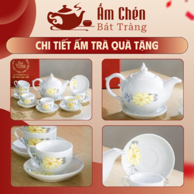 Chi tiết các sản phẩm trong bộ trà VT-14