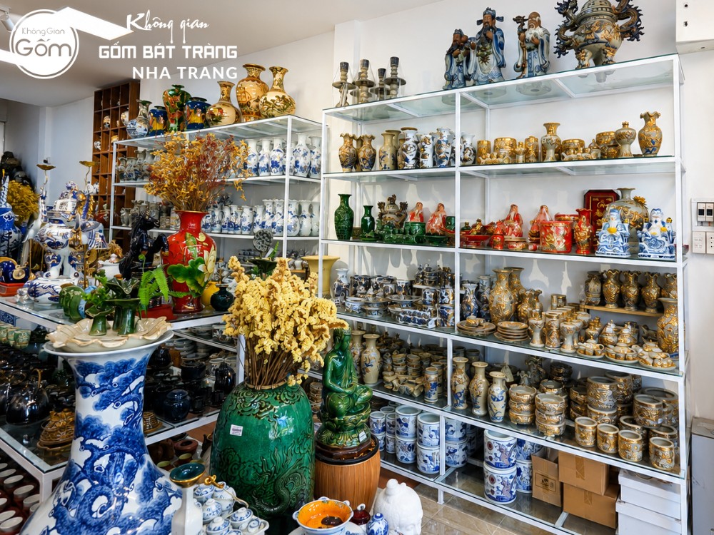 Ấm chén Bát Tràng tại Nha Trang